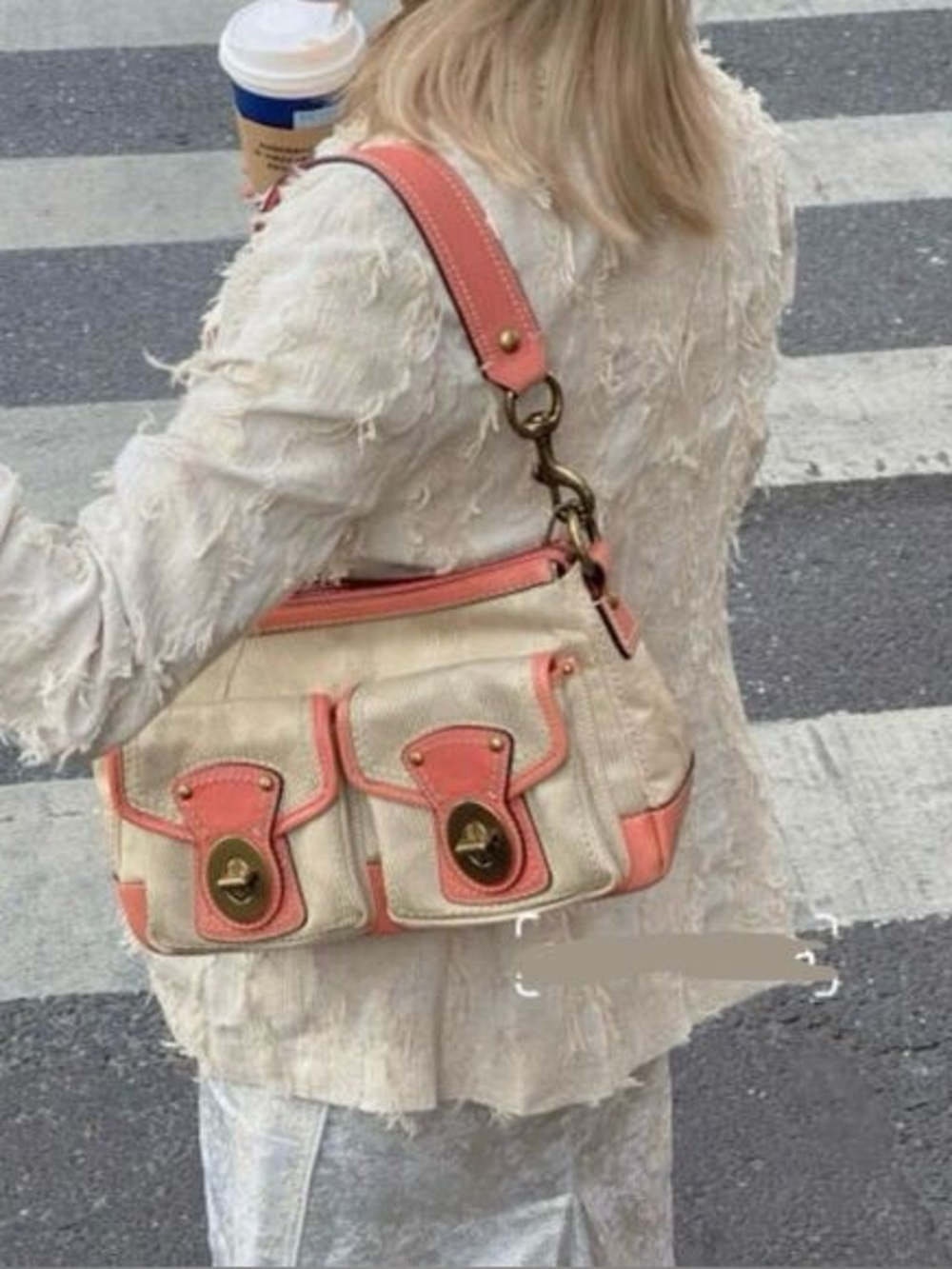 Coach 65th Anniversary Legacy Double Turnlock Shoulder Bag Y2K